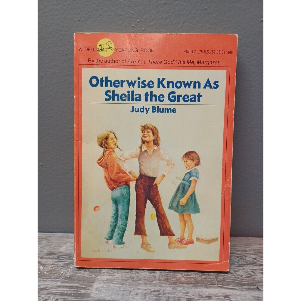 Vintage Otherwise Known As Sheila the Great Judy Blume 1981 Paperback Book